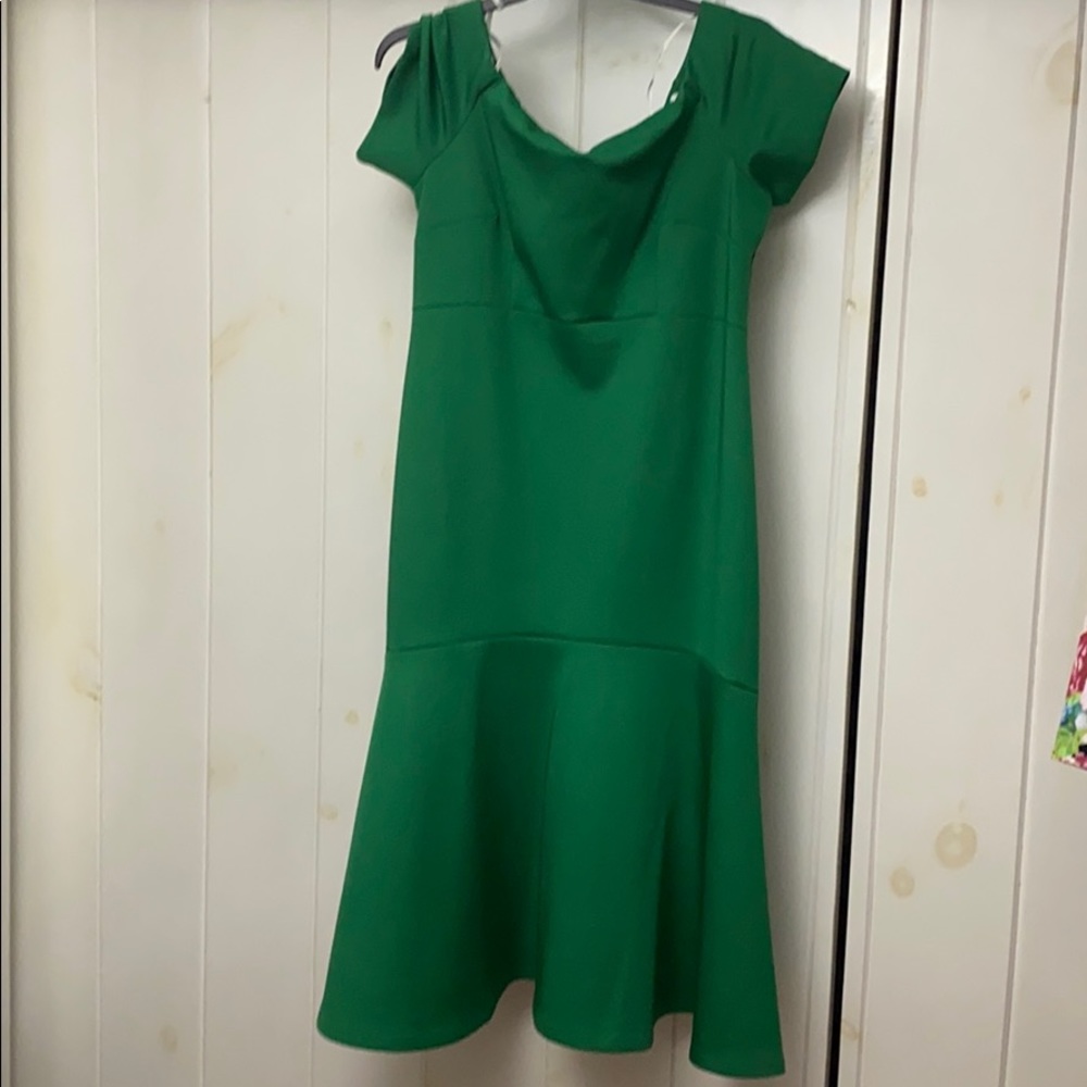 Green formal dress